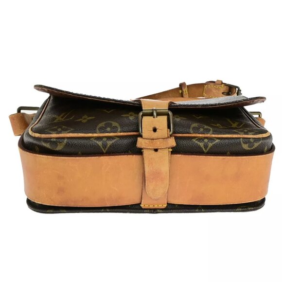 LOUIS VUITTON Cartouchiere MM Shoulder Bag Monogram Leather Brown M51253 32YF045 - Picture 13 of 16